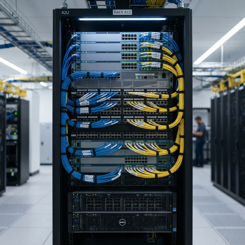 Infraestrutura de rede organizada